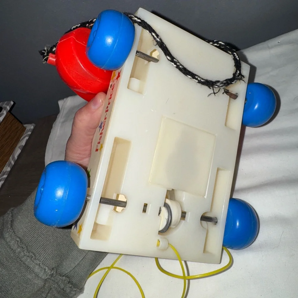 Vintage Fisher price pull toy telephone early 90’s